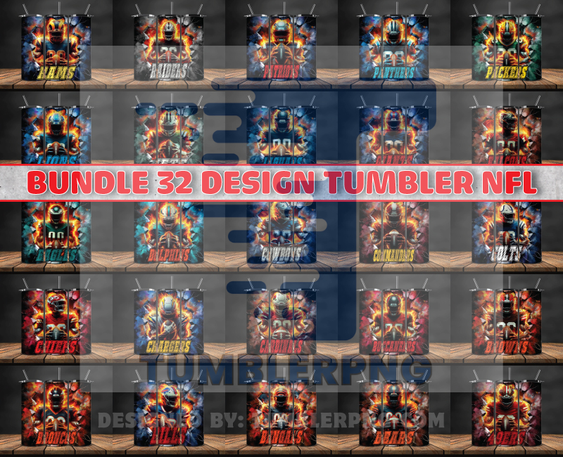 Sports Tumbler Wrap Bundle 100