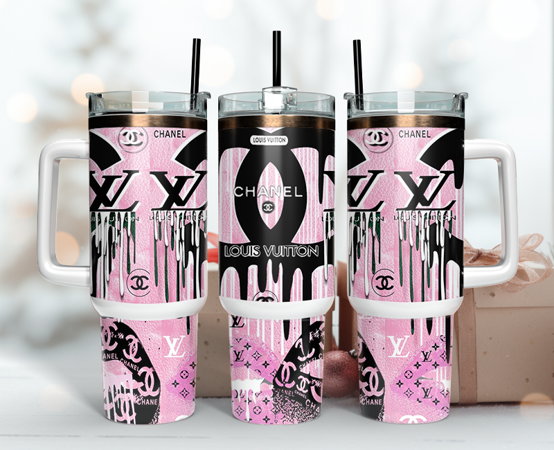 Louis Vuitton Tumbler Wrap 40oz,Tumbler Wrap with Logo Fashion - Instant PNG File 102