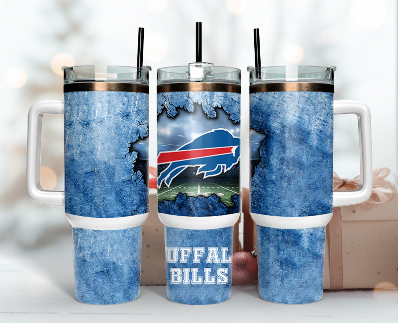 Buffalo Bills Tumbler 40oz Png, 40oz Tumbler Skinny 103