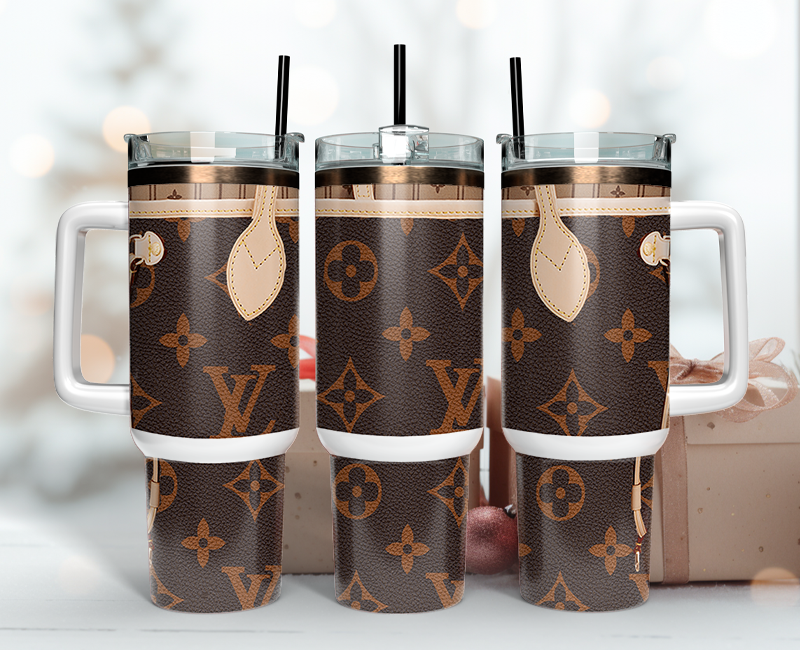 Louis Vuitton Tumbler Wrap 40oz,Tumbler Wrap with Logo Fashion - Instant PNG File 103