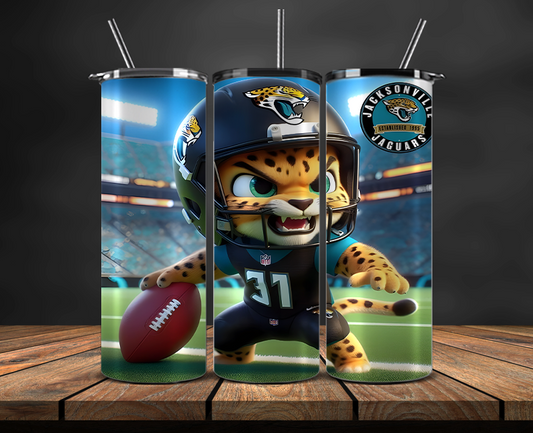 Jacksonville Jaguars Tumbler Wrap, NFL Trendy Tumbler 10