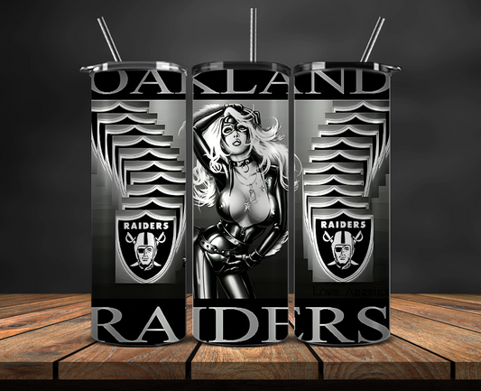 Las Vegas Raiders Tumbler Wrap, NFL Trendy Tumbler 10
