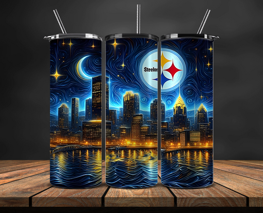 Pittsburgh Steelers Tumbler Wrap, NFL Trendy Tumbler 10