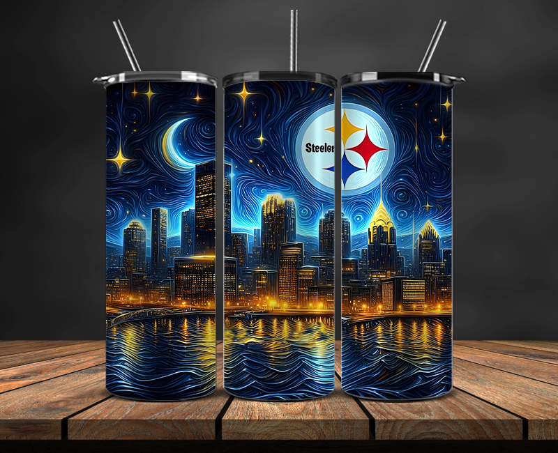 Pittsburgh Steelers Tumbler Wrap, NFL Trendy Tumbler 10