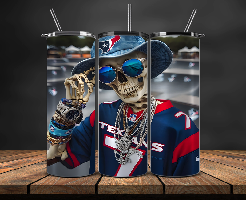 Houston Texans Tumbler Wrap, NFL Trendy Tumbler 10