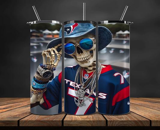 Houston Texans Tumbler Wrap, NFL Trendy Tumbler 10