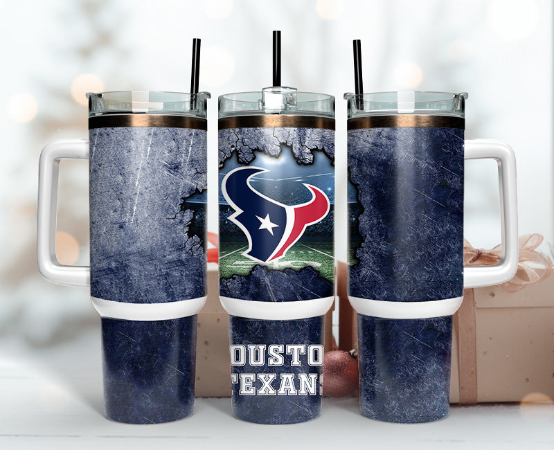 Houston Texans Tumbler 40oz Png, 40oz Tumbler Skinny 112