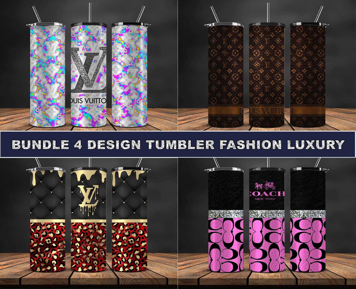 refined tumbler wrap with modern design elements
