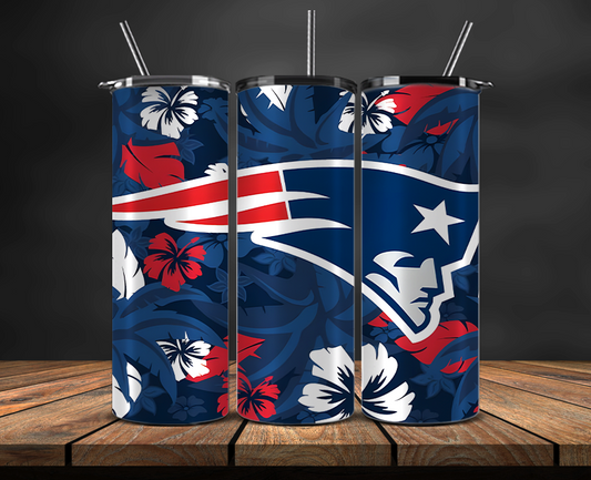 New England Patriots Tumbler Wrap, NFL Trendy Tumbler 11