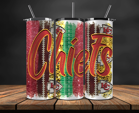 Kansas City Chiefs Tumbler Wrap, NFL Trendy Tumbler 11