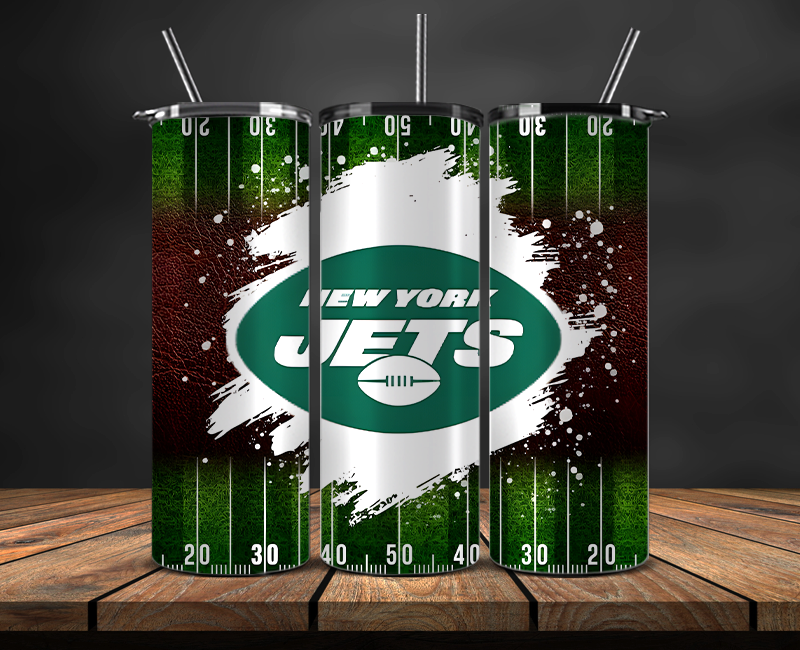 New York Jets Tumbler Wrap, NFL Trendy Tumbler 11