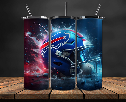 Buffalo Bills Tumbler Wrap, NFL Trendy Tumbler 11