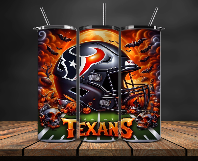 Houston Texans Tumbler Wrap, NFL Trendy Tumbler 11