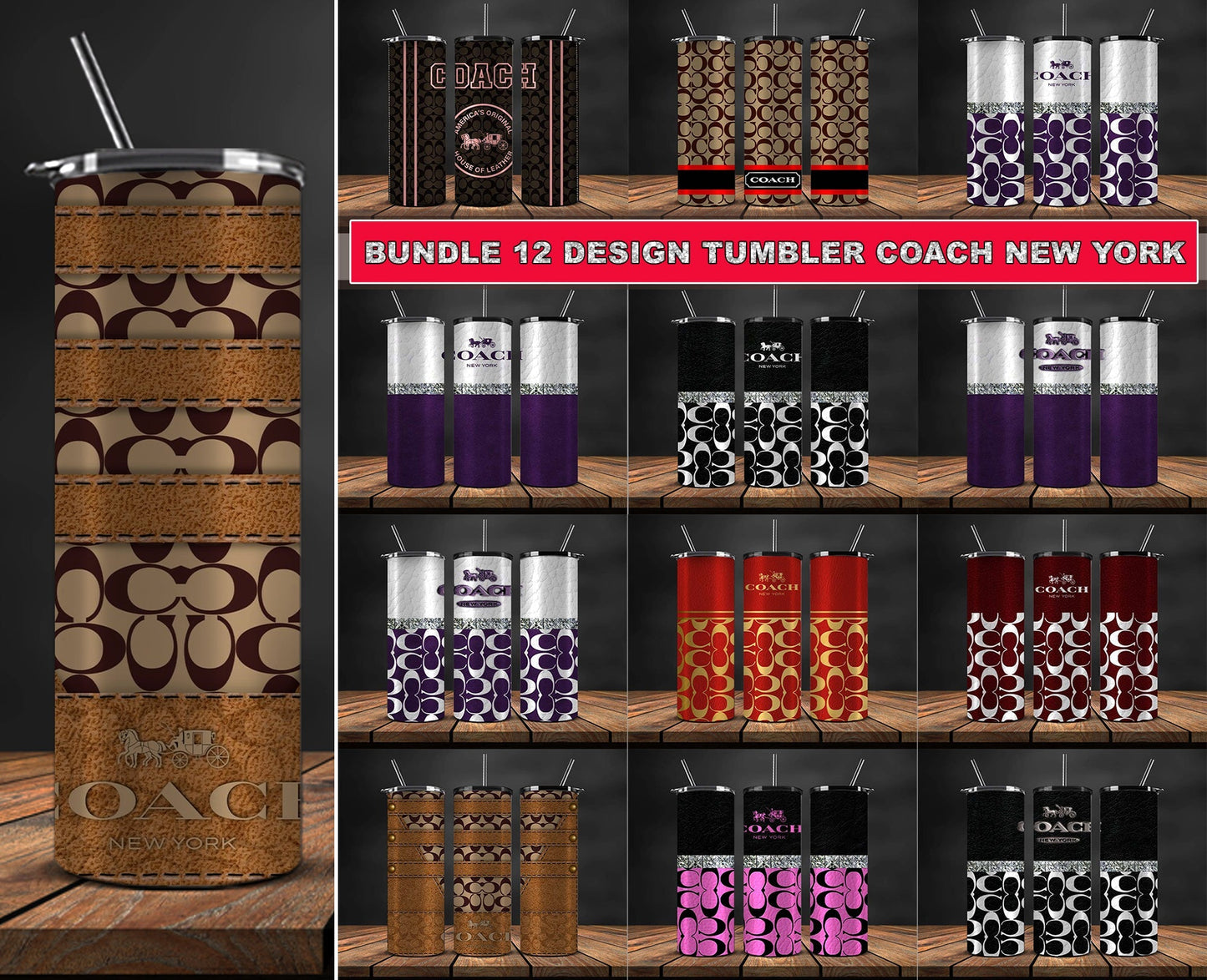 refined tumbler wrap with modern design elements