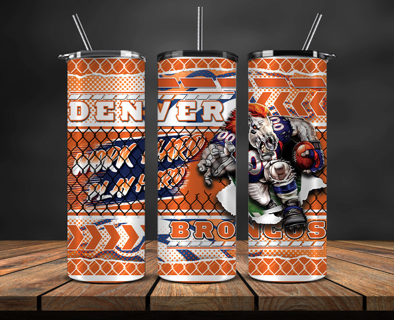 American football themed tumbler wrap design for 20oz skinny tumbler, sports fan style
