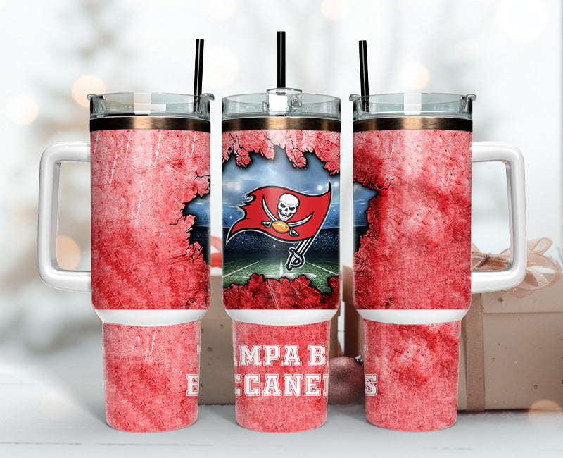 Tampa Bay Buccaneers Tumbler 40oz Png, 40oz Tumbler Skinny 129