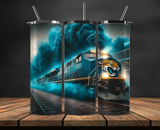 Jacksonville Jaguars Tumbler Wrap, NFL Trendy Tumbler 12