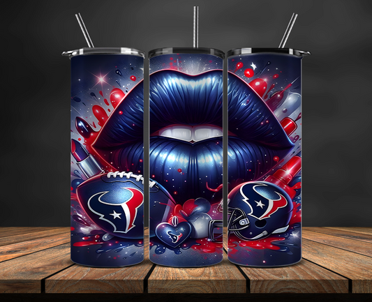 Houston Texans Tumbler Wrap, NFL Trendy Tumbler 12