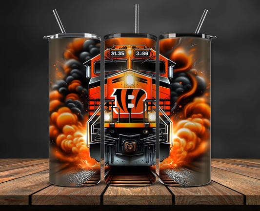Cincinnati Bengals Tumbler Wrap, NFL Trendy Tumbler 12