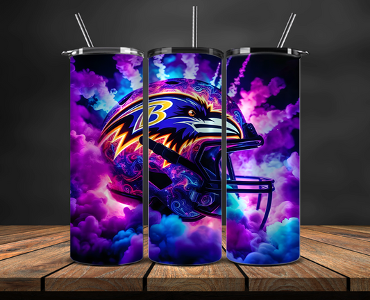 Baltimore Ravens Tumbler Wrap, NFL Trendy Tumbler 12