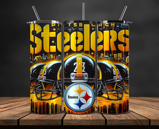 Pittsburgh Steelers Tumbler Wrap, NFL Trendy Tumbler 13