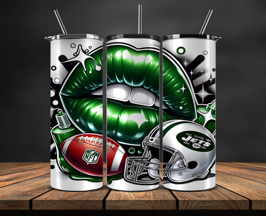 New York Jets Tumbler Wrap, NFL Trendy Tumbler 13