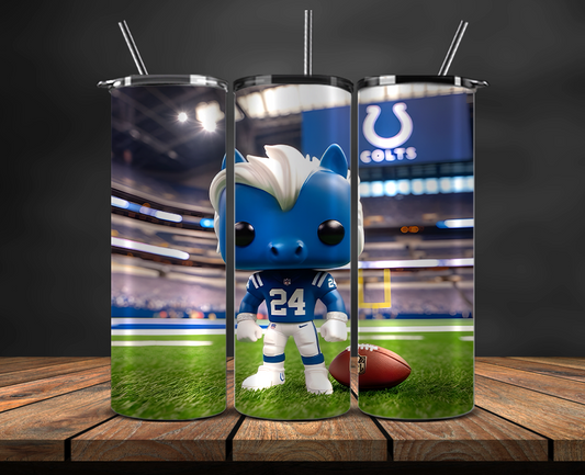 Indianapolis Colts Tumbler Wrap, NFL Trendy Tumbler 13
