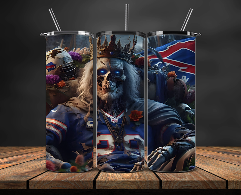 Buffalo Bills Tumbler Wrap, NFL Trendy Tumbler 13