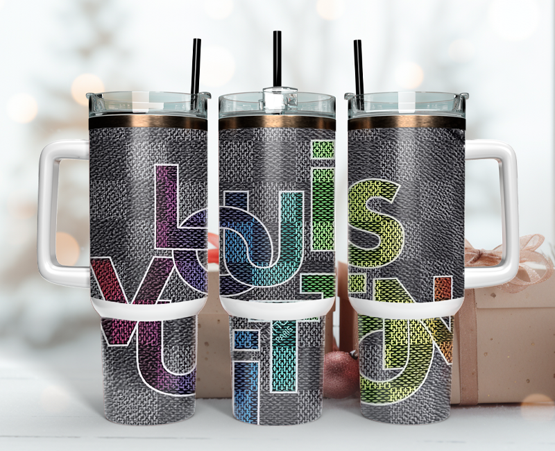 Louis Vuitton Tumbler Wrap 40oz,Tumbler Wrap with Logo Fashion - Instant PNG File 140