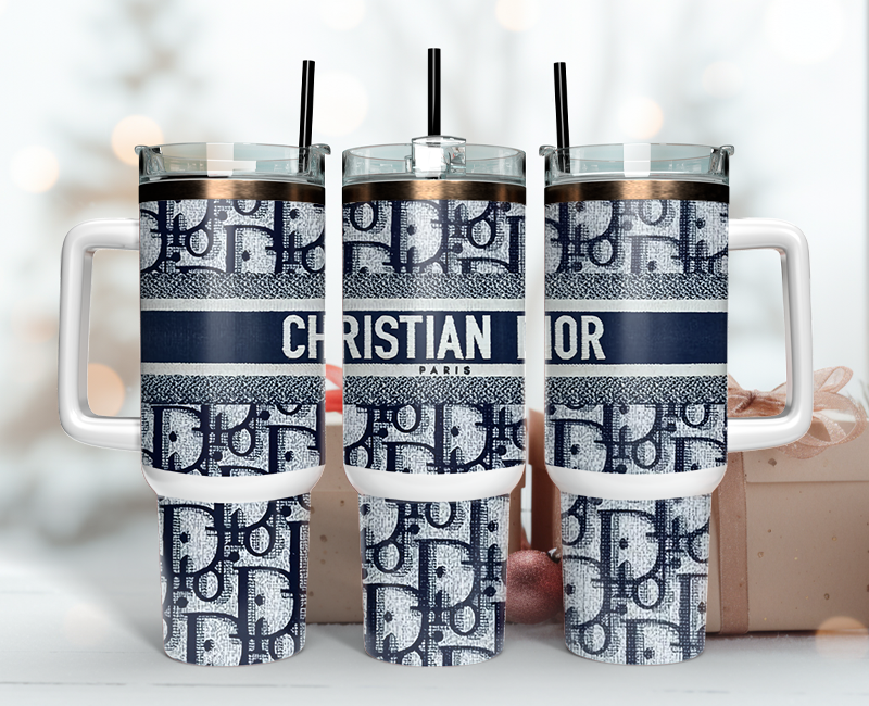 Dior Tumbler Wrap 40oz,Tumbler Wrap with Logo Fashion - Instant PNG File 144