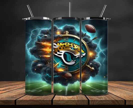 Jacksonville Jaguars Tumbler Wrap, NFL Trendy Tumbler 14