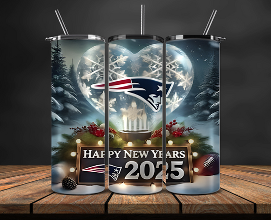 New England Patriots Tumbler Wrap, NFL Trendy Tumbler 14