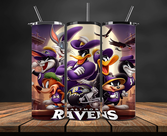 Baltimore Ravens Tumbler Wrap, NFL Trendy Tumbler 14