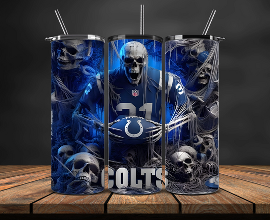 Indianapolis Colts Tumbler Wrap, NFL Trendy Tumbler 15