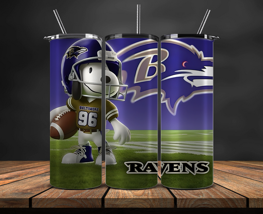 Baltimore Ravens Tumbler Wrap, NFL Trendy Tumbler 15