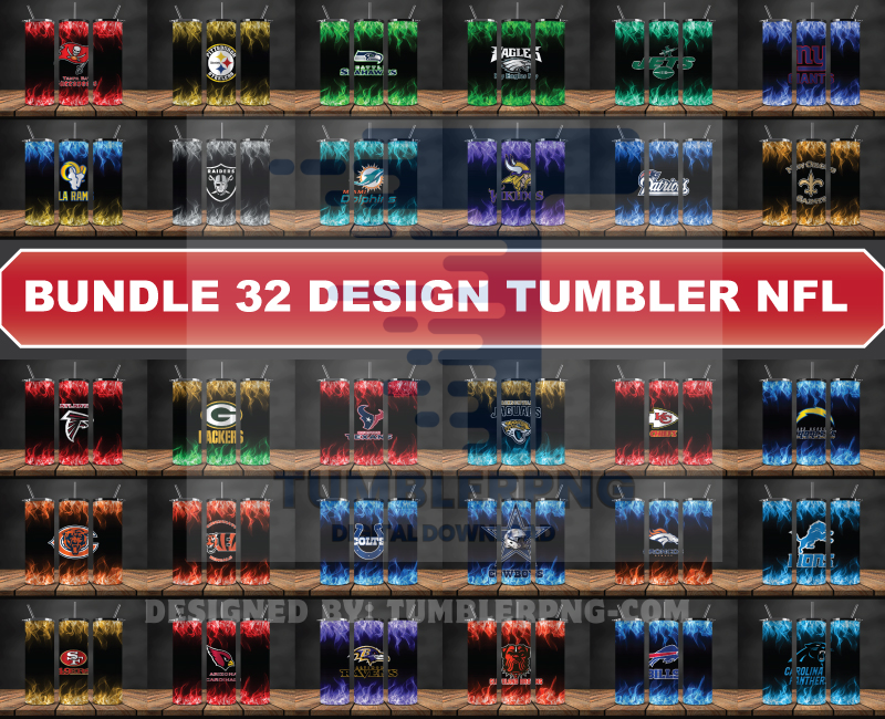 Sports Tumbler Wrap Bundle 16