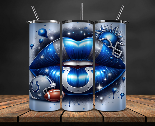 Indianapolis Colts Tumbler Wrap, NFL Trendy Tumbler 16
