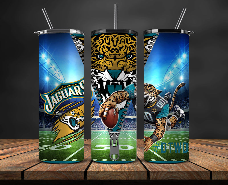 American football themed tumbler wrap design for 20oz skinny tumbler, sports fan style