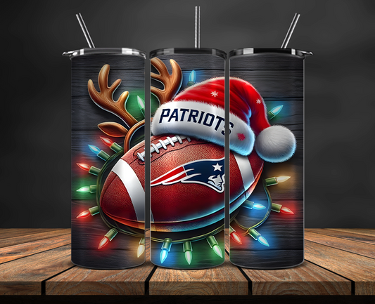 New England Patriots Tumbler Wrap, NFL Trendy Tumbler 16