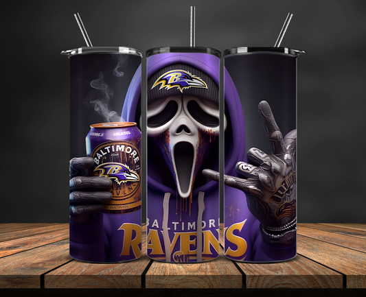 Baltimore Ravens Tumbler Wrap, NFL Trendy Tumbler 16