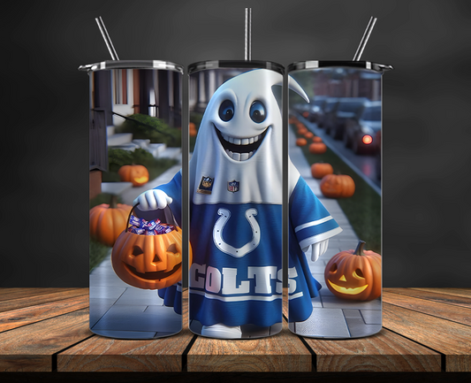 Indianapolis Colts Tumbler Wrap, NFL Trendy Tumbler 17
