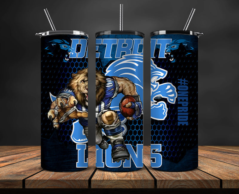 American football themed tumbler wrap design for 20oz skinny tumbler, sports fan style