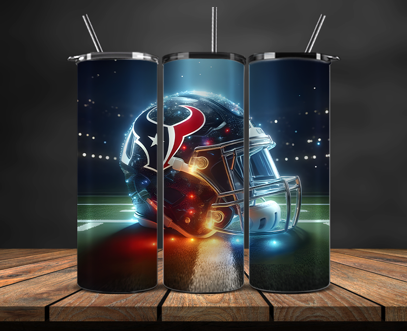 Houston Texans Tumbler Wrap, NFL Trendy Tumbler 18