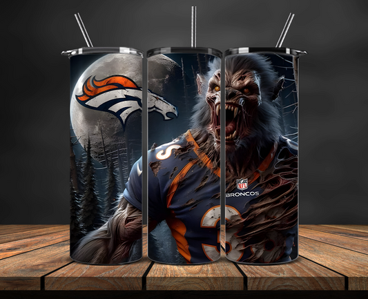 Denver Broncos Tumbler Wrap, NFL Trendy Tumbler 18