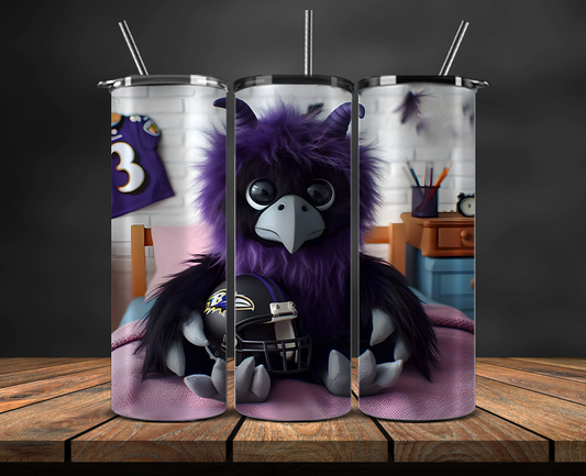 Baltimore Ravens Tumbler Wrap, NFL Trendy Tumbler 19