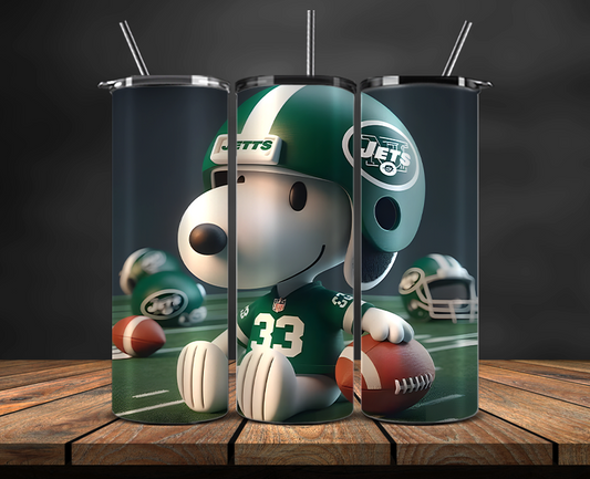 New York Jets Tumbler Wrap, NFL Trendy Tumbler 19