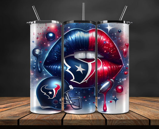 Houston Texans Tumbler Wrap, NFL Trendy Tumbler 19