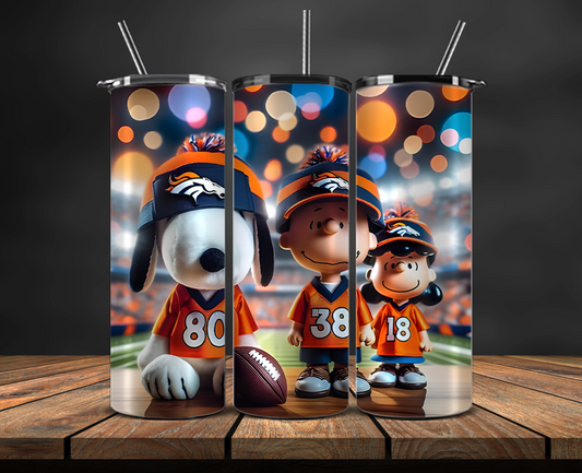 Denver Broncos Tumbler Wrap, NFL Trendy Tumbler 20