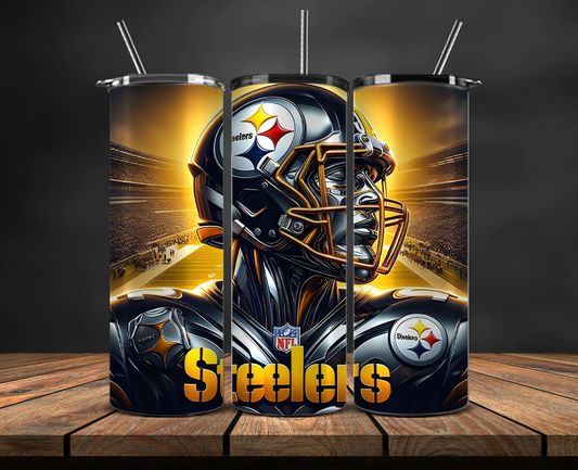 Pittsburgh Steelers Tumbler Wrap, NFL Trendy Tumbler 20