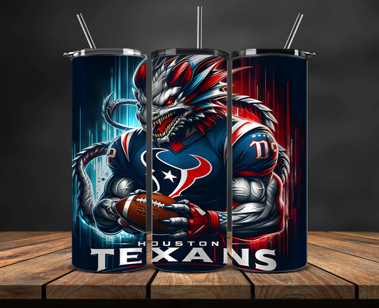 Houston Texans Tumbler Wrap, NFL Trendy Tumbler 20